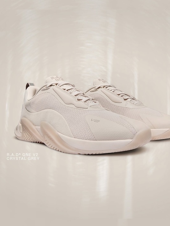 R.A.D Shoes - R.A.D. One V2 Crystal Gray Sneakers 6/7.5